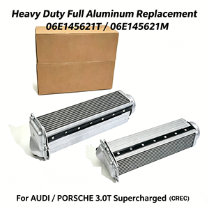 <span class=keywords><strong>Intercooler</strong></span> entièrement en aluminium 06E145621T 06E145621M IATF 16949 pour Audi Q7 <span class=keywords><strong>A6</strong></span> <span class=keywords><strong>C7</strong></span> Porsche Cayenne 3.0T CREC Remplacement - Product Image 1