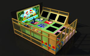 2025 parc de trampoline de gymnastique de terrain de jeu actif intérieur commercial de vente chaude pour les parcs d'attractions et les centres commerciaux - Product Image 3