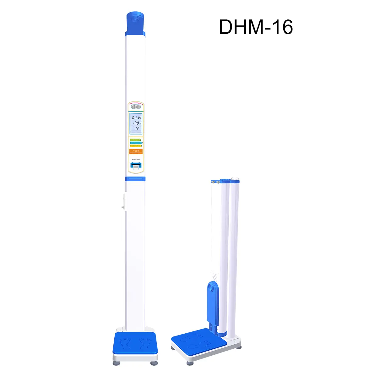 Dingheng身長と体重計BMIとプリンターを備えた折りたたみ式体脂肪身長体重計