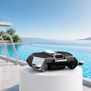 Robot aspirateur de surface solaire flottant pour piscine, sans fil, automatique, écologique, SE PRO Dual Power Hybrid - Product Image 3