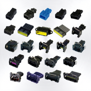 ขั้วต่อสายไฟรถยนต์แบบกันน้ำ IP68 ทองเหลือง 2/3/5/7 ขา รุ่น 881739-1 60V 10A พร้อมปลอกหุ้มทองเหลือง - Product Image 1