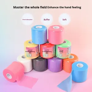 <span class=keywords><strong>Film</strong></span> d'amortissement pour <span class=keywords><strong>raquette</strong></span> de badminton et de tennis avec base en éponge absorbant les chocs pour une utilisation sportive unisexe - Product Image 4