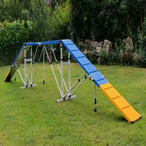 12FT <strong>Dog</strong> Agility Training Equipment <strong>Dog</strong> Agility Long-Walk Climb <strong>Ramp</strong> - Product Image 3