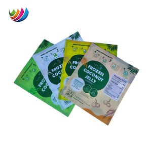 ถุงซีลสามด้านทำจากพลาสติกพร้อมโลโก้เกรดถั่วขนมผลไม้แห้งมันวาว - Product Image 2