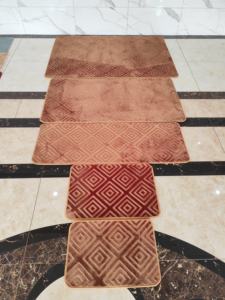 4*25m bas prix mur à mur fleur design raschel gaufré vison tapis tapete - Product Image 6