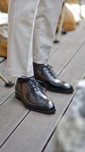 <span class=keywords><strong>Scarpe</strong></span> da <span class=keywords><strong>uomo</strong></span> in <span class=keywords><strong>pelle</strong></span> fatte a mano personalizzate di fascia alta da <span class=keywords><strong>uomo</strong></span> <span class=keywords><strong>scarpe</strong></span> formali Brogue intagliate Oxford - Product Image 2