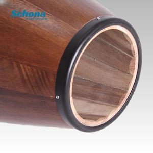 Conjunto de Tambores <span class=keywords><strong>Conga</strong></span> Latinos de 10 y 11 Pulgadas con Soporte, Cuerpo de Madera Maciza, Tambor de Mano de Piel de Vaca Natural para Actuaciones en Bares y Escenarios - Product Image 4