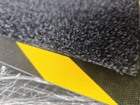 Tapis de protection anti-chute pour câbles, surface en nylon 10 mm, revêtement en caoutchouc nitrile, tapis de sol pour bureau, événements et expositions