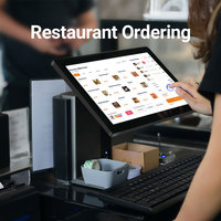 Nouvel écran tactile capacitif intelligent mural, portable, interactif pour menu d'entreprise, affichage tactile POS avec interface USB