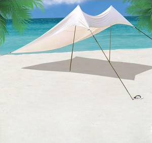 Mùa hè bãi biển <span class=keywords><strong>Shade</strong></span> Lều hình lục giác <span class=keywords><strong>Lycra</strong></span> UV bảo vệ nơi trú ẩn mặt trời cho bãi biển mặt trời bảo vệ - Product Image 1