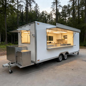 Nouvelle conception de remorque alimentaire remorquable <span class=keywords><strong>Poulet</strong></span> Pizza Doner Kebab Burger Tacos Food Trailer avec équipement de cuisine complet - Product Image 2