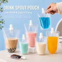 Pochettes souples durables avec bec verseur, dotées d'un bouchon sécurisé et étanche, idéales pour l'emballage de liquides dans des sachets à bec verseur