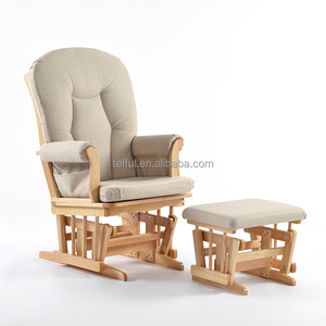 Meubles de chambre d'enfant, base en bois, tissu rembourré, fauteuil à bascule pour salon et chambre d'enfant - Product Image 1