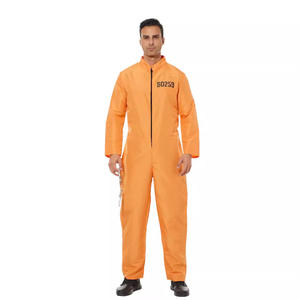 Orange Prison Prisonnier Cosplay <span class=keywords><strong>Morbius</strong></span> Prison Combinaison Costumes Halloween pour Hommes Adultes S0259 - Product Image 2