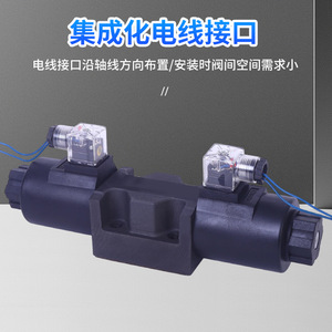 วาล์วโซลินอยด์แบบ DSG ชนิด AC220V วาล์วเปลี่ยนทิศทาง ควบคุมด้วยระบบไฮดรอลิก แบบแมนนวลและไฟฟ้า - Product Image 5
