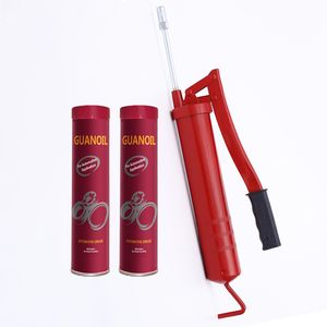400cc alemán de alta presión de doble varilla nueva pistola de engrase <span class=keywords><strong>manual</strong></span> y alta temperatura EP2 grasa 14Oz - Product Image 1