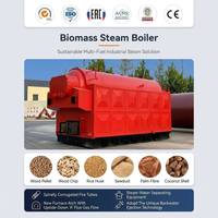 Ketel Uap Biomassa Multi Bahan Bakar Batubara, Pelet Kayu, Sekam Padi, 1-10 Ton, Horizontal, Tabung Api, Industri, Efisiensi Tinggi