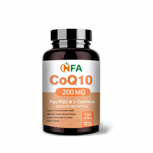 โรงงานขายส่ง COQ10 พลัส PQQ แอล-คาร์นิทีน อาหารเสริมดูดซึมได้ดีเยี่ยม บำรุงสุขภาพหัวใจและหลอดเลือด ชนิดซอฟต์เจล - Product Image 1