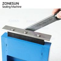 ZONESUN ZS-FK001U manuel crème pour les mains Gel pommade dentifrice aluminium Tube souple codage et Machine de scellage