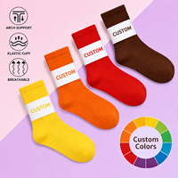 Chaussettes de sport aux couleurs vives et éclatantes, logo/motif personnalisé, tailles et couleurs sur mesure pour le basketball, le jogging, la marche