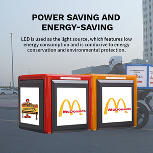 P2.6mm P3mm Publicidad personalizada para llevar Caja Led Moto Motocicleta Caja de entrega de alimentos Pantalla Led - Product Image 3