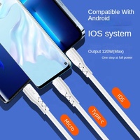 Kabel pengisi daya Cepat Tipe c OEM, kabel Data Usb mikro ponsel datar untuk ponsel Samsung