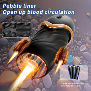 Elektrischer Vollautomatischer Vibrations-TPE-Penistrainer mit Vagina-Simulation für Männliche Masturbation - Product Image 4