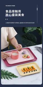 סיטונאי Stackable שירות מגש Decorativas Bandejas דה Plastico דקור זול פלסטיק בתפזורת מזון לחם פירות מגשי הגשה - Product Image 6