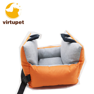 <strong>Pet</strong> <strong>Car</strong> <strong>Seat</strong> Travel Bed Dog Booster <strong>Car</strong> <strong>Seat</strong> with Clip-on Safety Leash - Product Image 1