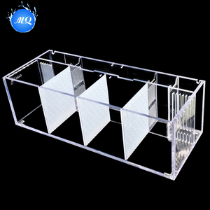 Modern 220V Betta Fish Tank Small Acrylic Desktop Incubator Isolation Box <strong>Water</strong>-Free Ecological <strong>Aquarium</strong> Plastic Breeding - Product Image 5