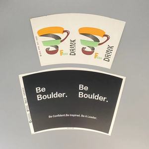 High Quality Custom <b>Printed</b> <b>Paper</b> Cup Fans for Disposable <b>Paper</b> Cups 150-320GSM - Product Image 1