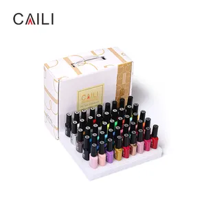 OEM ODM UV Gel Nail Supplier Low MOQ Custom Private Label 40 Colors Base Top Shine 40 days Color Gel Set gel nail kit