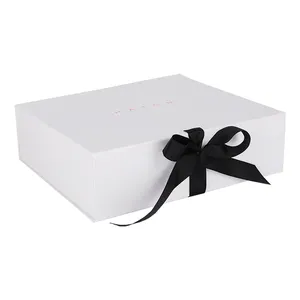 Luxury White Cardboard Gift Box Shoes Clothing Garment Underwear Packaging Boxes Printing Custom Logo Giftbox