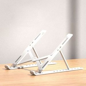 Portable Plastic Laptop Riser in Color Box Foldable <b>Desktop</b> <b>Stand</b> for Exhibition Staff Uniforms and Trade Show Promotional Gifts - Product Image 5