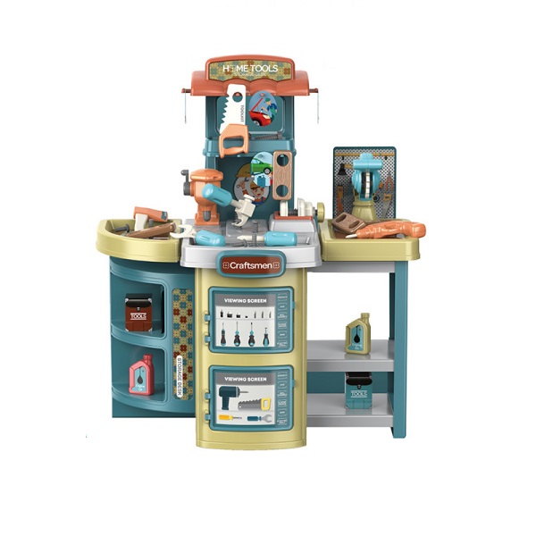 45 шт вид инструмент для игры в Настольный большой чемодан для хранения Упаковка Пластиковый инструментный Комплект Игрушка