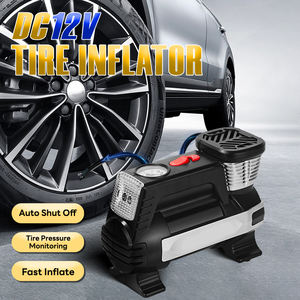 12V büyük çaplı ABS hava Compressor-100psi -20 ~ 60 araba/SUV için lastik basıncı monitörü ile tüm iklim siyah arkadan aydınlatmalı göstergesi - Product Image 2