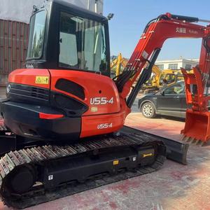 Excavatrice sur chenilles utilisée par U55-4 du Japon KX165-5 petits mini excavateurs compacts - Product Image 2