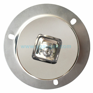 Todo o medidor de pressão do <span class=keywords><strong>compressor</strong></span> de ar da conexão traseira do aço inoxidável com flange - Product Image 3
