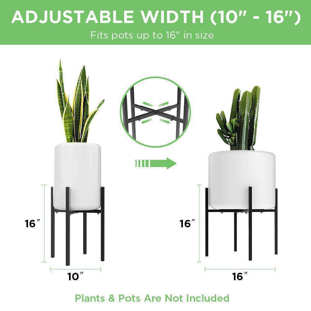 Hauteur réglable 24-36cm 40cm sans pot de fleurs