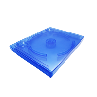 Boîtier de remplacement pour jeu PS4 Double disque de rechange Bleu Jeu Blu-Ray Boîte 2 CD