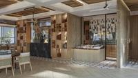 Ensembles de meubles de restaurant d'extérieur modernes, durables, légers et luxueux, en corde tressée, pour hôtel commercial, bar, patio, table et chaises de salle à manger