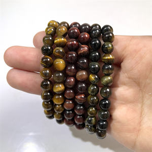 All'ingrosso all'ingrosso gemma cristalli <span class=keywords><strong>di</strong></span> pietre <span class=keywords><strong>di</strong></span> guarigione bracciale Reiki <span class=keywords><strong>quarzo</strong></span> 8mm <span class=keywords><strong>occhio</strong></span> <span class=keywords><strong>di</strong></span> <span class=keywords><strong>tigre</strong></span> braccialetto <span class=keywords><strong>di</strong></span> cristallo per il regalo - Product Image 2