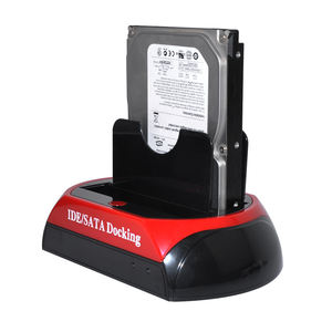 Base de Conexión para <span class=keywords><strong>Disco</strong></span> Duro de 2.5 y <span class=keywords><strong>3.5</strong></span> Pulgadas, IDE <span class=keywords><strong>SATA</strong></span> HDD SSD <span class=keywords><strong>USB</strong></span> <span class=keywords><strong>a</strong></span> <span class=keywords><strong>SATA</strong></span> IDE, <span class=keywords><strong>Adaptador</strong></span> de Corriente, Ranuras Externas para Computadora Portátil - Product Image 1