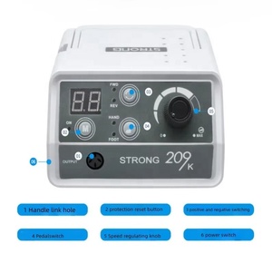 Machine à polir STRONG 210, machine à polir STRONG 209K pour l'art des ongles, les bijoux dentaires, machine à graver électrique - Product Image 4