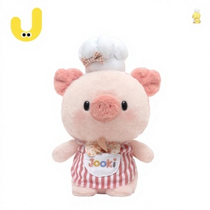 Zhuoqu Chef <strong>Series</strong> Piggy Plush Toy Cute Doll Sleep Hug Pillow Girls' Birthday Gift Polyester PP Cotton 14 Years &amp; up - Product Image 1