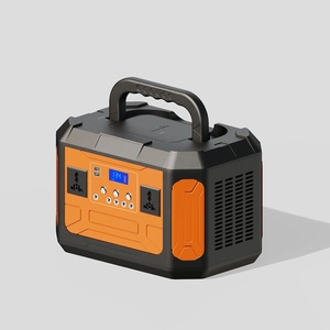Station d'énergie portable transfrontalière 500W 12V 5kg avec batterie au lithium pour extérieur, stockage d'énergie mobile 1000W, énergie solaire LED pour camping - Product Image 2