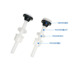 Tornillos de plástico Aogele para tanque de inodoro, par de tornillos M10 POM para accesorios de asiento de inodoro - Product Image 5