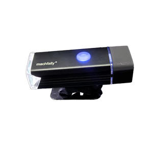 Luz de bicicleta Machfally, LED negro recargable, 4 modos, resistente al agua IPX4, faro con haz potente para ciclismo nocturno - Product Image 1