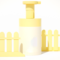 Flacon pompe en mousse de luxe pour hommes, design marine, 150 ml-200 ml, savon liquide pour les mains, matériau PET, capacité de 250 ml pour l'emballage