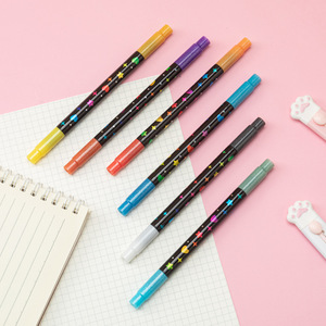 Nuevo <span class=keywords><strong>Marcador</strong></span> de Doble Punta Multicolor con Purpurina, que Brinda Efectos Visuales Coloridos <span class=keywords><strong>para</strong></span> el Dibujo <span class=keywords><strong>Infantil</strong></span> - Product Image 2